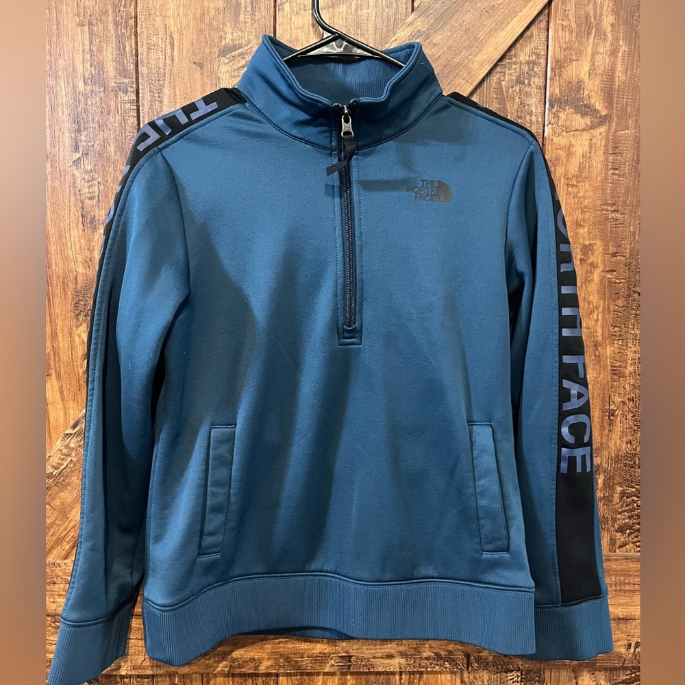 New - North Face girl’s Large 1/4 zip sweatshirt